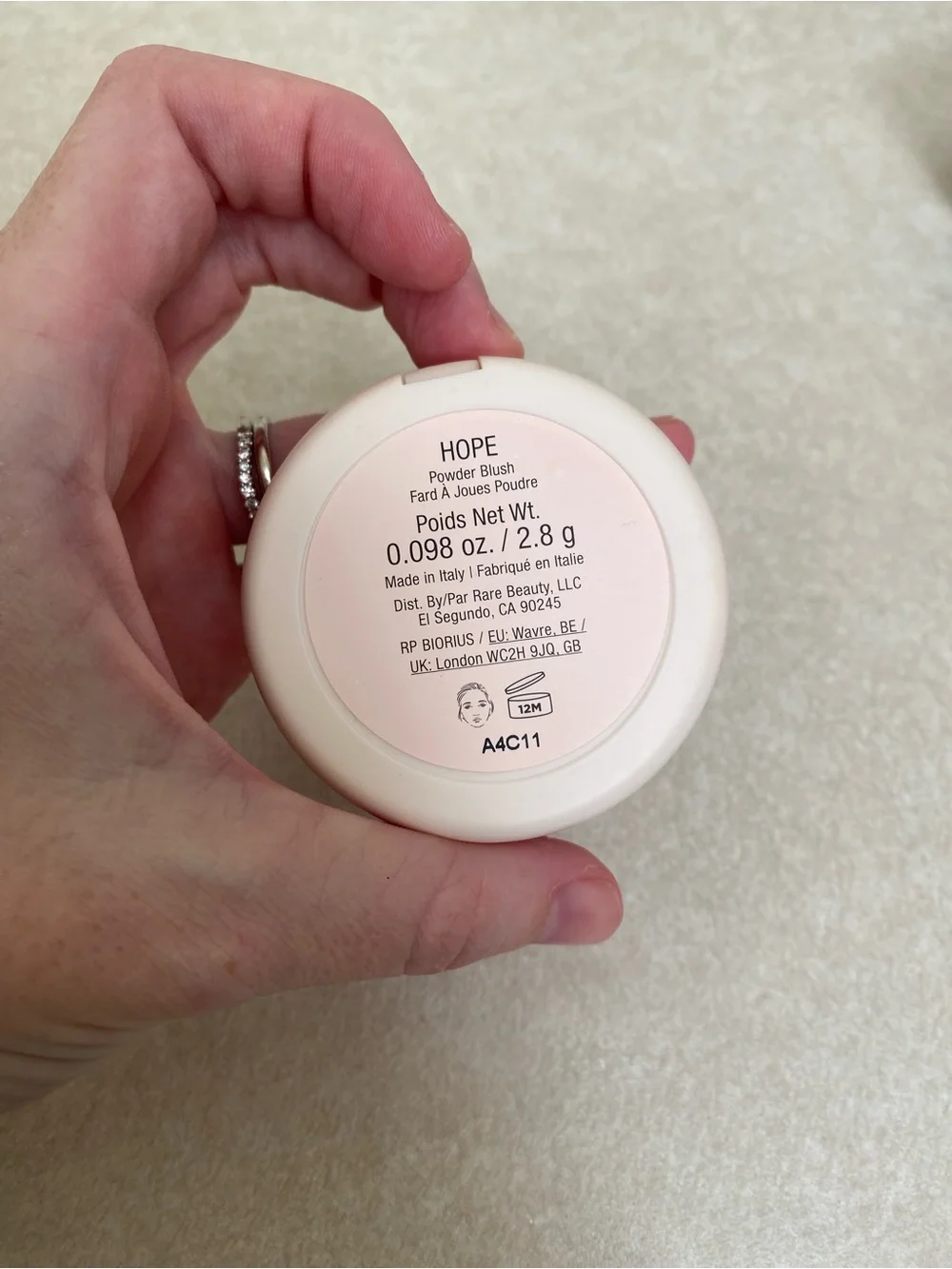 Rare Beauty Soft Pinch Luminous Powder Blush Hope
